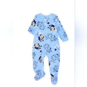Bluey Toddler's Footed Pajamas